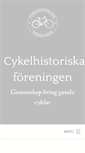 Mobile Screenshot of cykelhistoriska.se